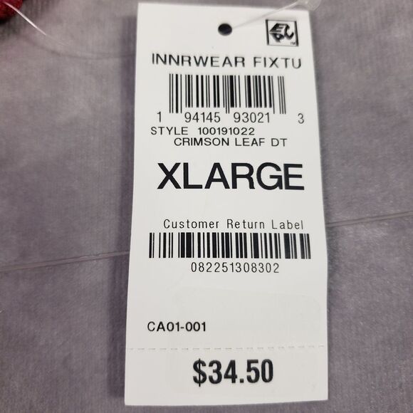 INC Intimates Bra Womens XL Red Pink Crimson Leaf Lace Polka Dot Underwire - Picture 6 of 7